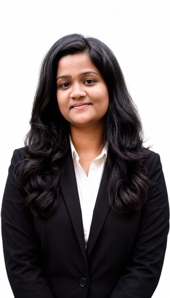 Professional headshot of Vrushali Pawale, Digital Marketer.